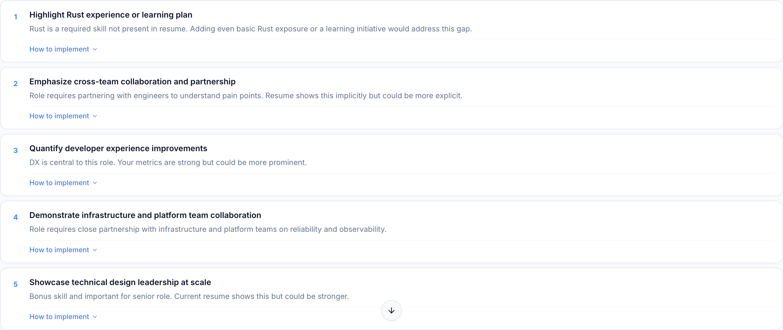 JobJam recommendations for James Okonkwo — 5 specific actions
