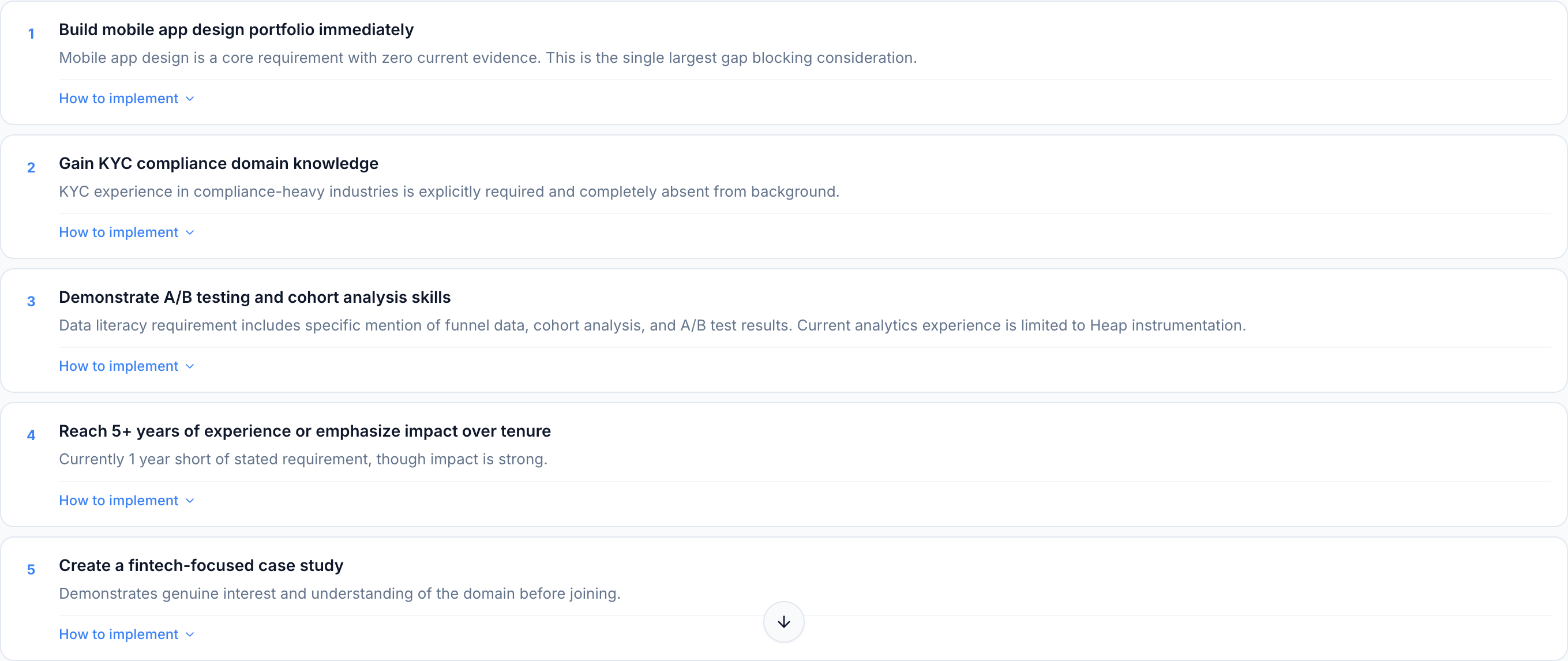 JobJam recommendations for Marcus Bell