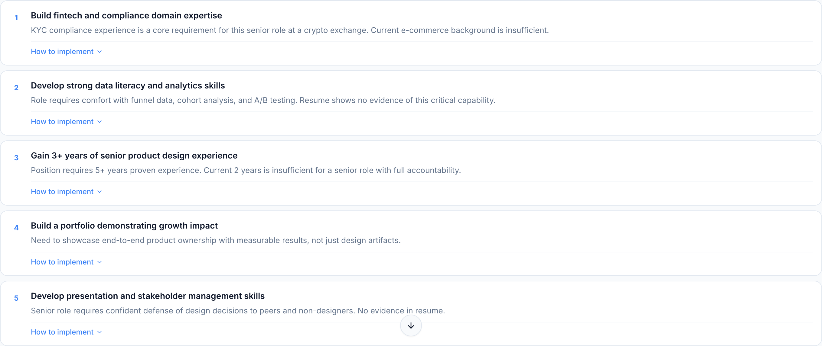 JobJam recommendations for Priya Sethi