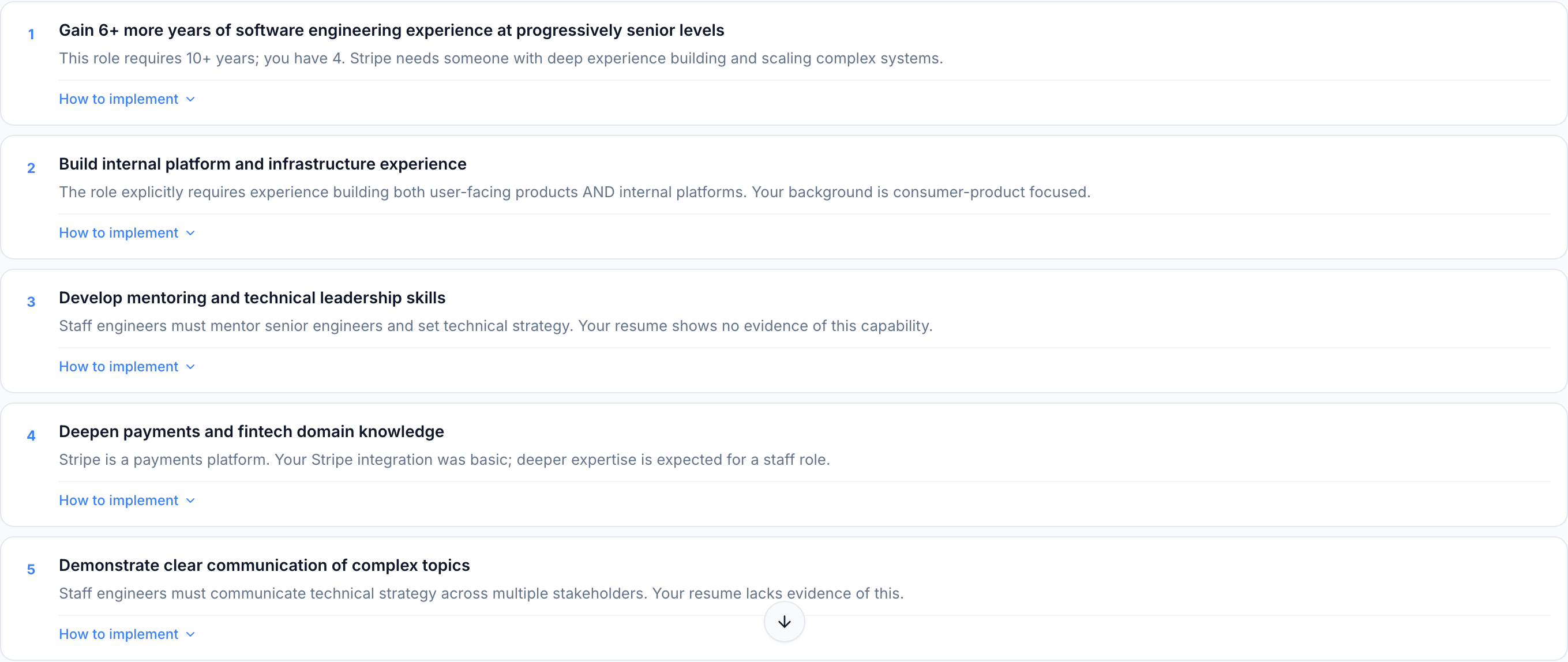 JobJam recommendations for Tanya Williams